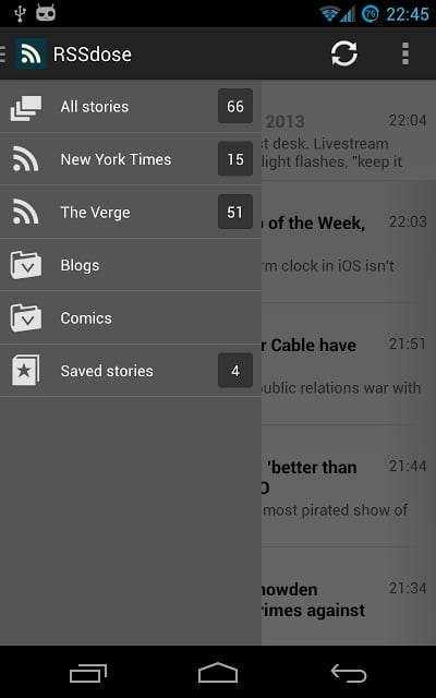 RSSdose Reader (RSS Reader)截图5