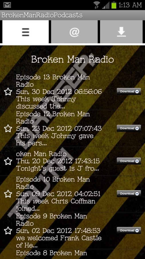 Broken Man Radio Podcast...截图1