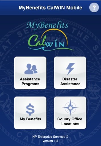 CalWIN Mobile Application截图6