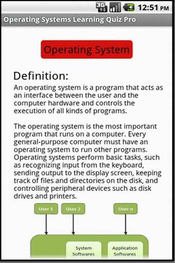 Operating System Learning Quiz截图2