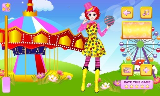 Cute Clown Girl Dress Up截图4