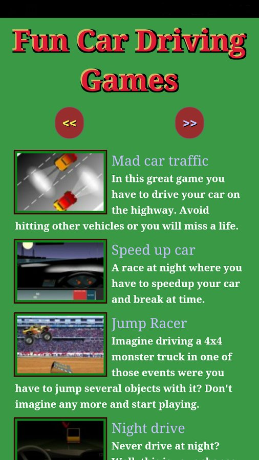 Fun Car Driving Games截图2