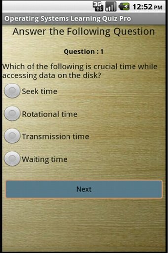 Operating System Learning Quiz截图5