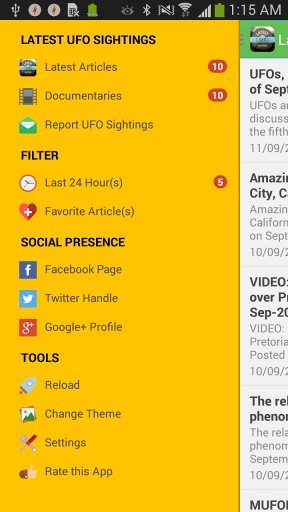 Latest UFO Sightings 2.0截图1