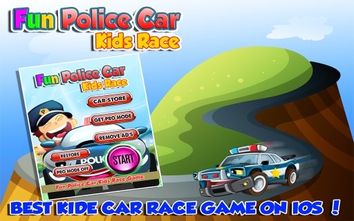 Fun Police Car Kids Race截图3