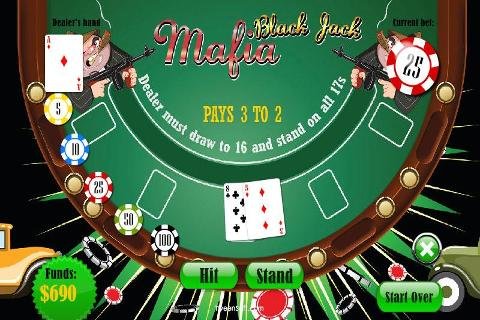 Mafia Blackjack截图2