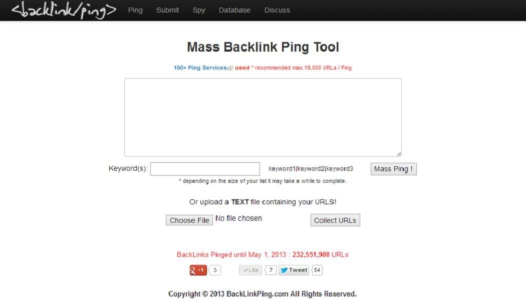 Backlink Ping SEO Suite截图1