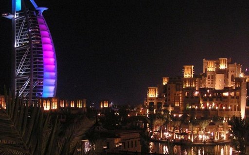 Night Dubai Live Wallpaper HD截图3