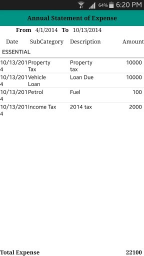 Personal Accountant截图2