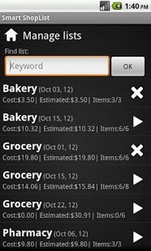 Smart ShopList截图3