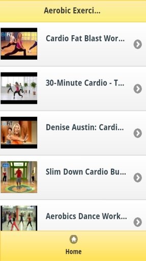 Aerobic Exercises Videos Free截图1