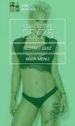 P!nk Music Quiz截图2