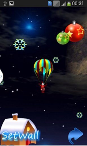 Santa Parachute Magic Fall截图9