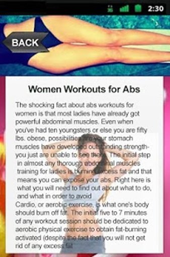 Women Workouts for Abs截图4