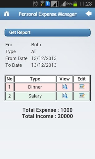 Personal Expense Manager截图7