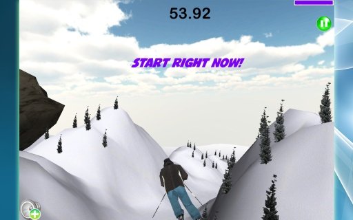 Skiing: Blizzard In Rocks截图3