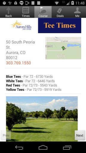 City of Aurora Golf Tee Times截图1