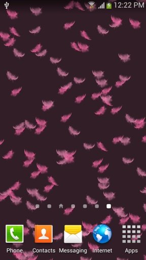 Pink Feather Live Wallpaper截图6