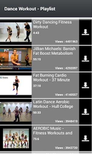 Dance fitness workout videos截图8