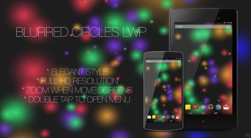 Blurred Circles LWP截图2