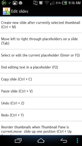 Office 365 keyboard shortcuts截图1