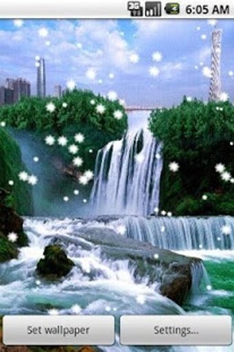 3D Waterfall Live Wallpaper截图8