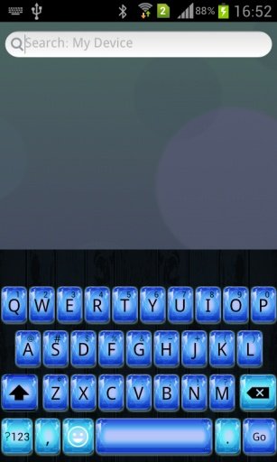 Emoji Keyboard+ Sapphire Theme截图1