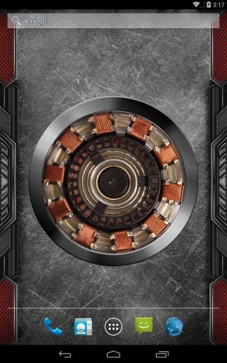 Arc Reactor LiveWallpaper Lite截图2