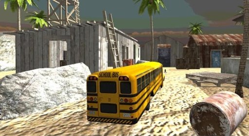 Tropical City Schoolbus Drive截图2