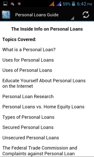 Personal Loans Guide截图6