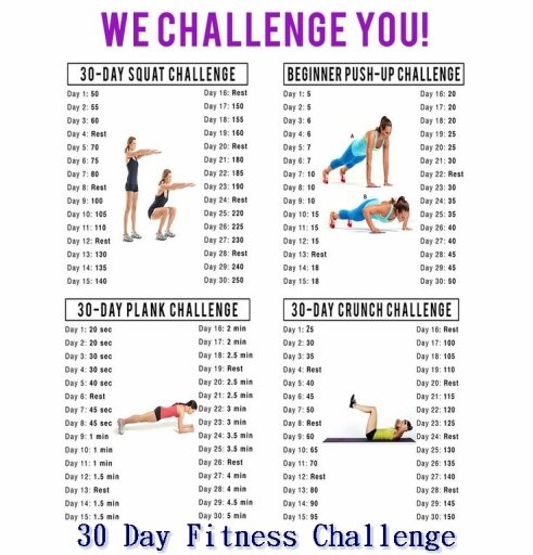 30 Day Fitness Challenge截图3