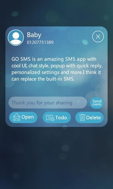 GO SMS Pro Briefness Theme EX截图6