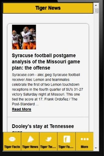 Missouri Football Facts截图6