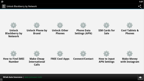 Unlock Blackberry by Network截图5