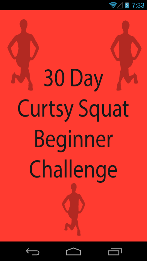 30 Day Curtsy Squat Beginner截图4