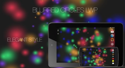 Blurred Circles LWP截图1