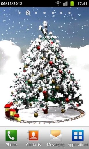 Snow Christmas Tree LWP截图7