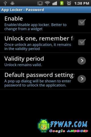 程序锁 App Locker v1.1截图4