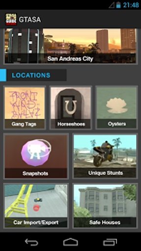 GTA SAN ANDREAS CHEATS MAPS截图10