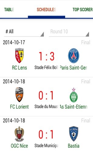 Live Soccer: French League截图6