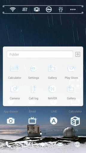 A starlight night dodol theme截图2