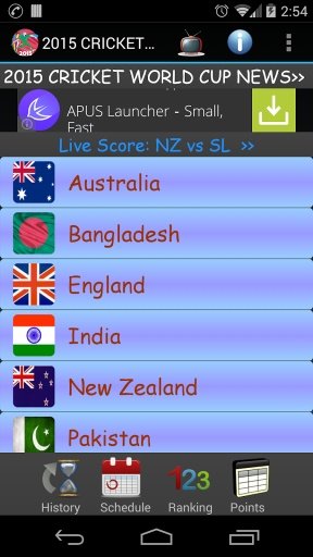 2015 Cricket World Cup截图5