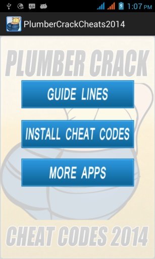 Plumber Crack Cheat Codes 2014截图4