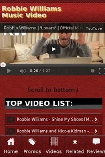 Robbie Williams Music Video截图5