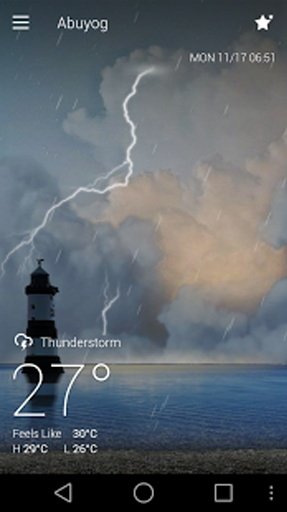 Classic Theme GO Weather EX截图2