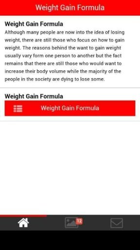 Weight Gain Formula截图3