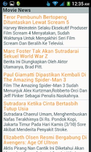 Jadwal Bioskop Cineplex 21截图6