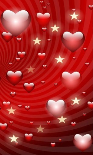 Glittering LWP Hearts &amp; Stars截图3