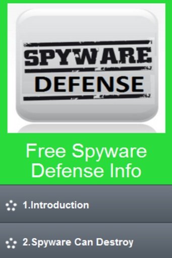 Free Spyware Defense Info截图1