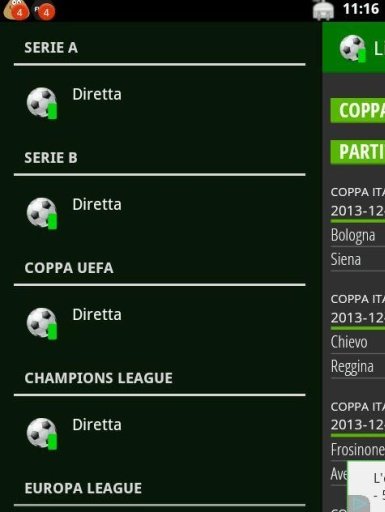 Livescore: Diretta Gol截图4